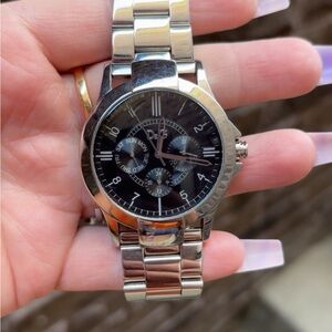 Dolce & Gabbana Silver and Black Men's Watch